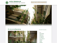 Tablet Screenshot of hotelpeninsular.net